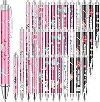 Vista 1 de TaoBary 36 bolígrafos de 5.4 pulgadas, 12 diseños, divertidos bolígrafos de enfermera, regalos de agradecimiento, bolígrafos de 0.039 in de tinta