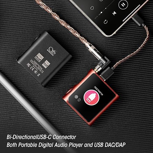 Miniatura 4 de SHANLING M0 Pro Reproductor de MP3, reproductor de música portátil de alta resolución, 2 x ES9219C DAC, Bluetooth bidireccional 5.0 LDACSBCAAC,