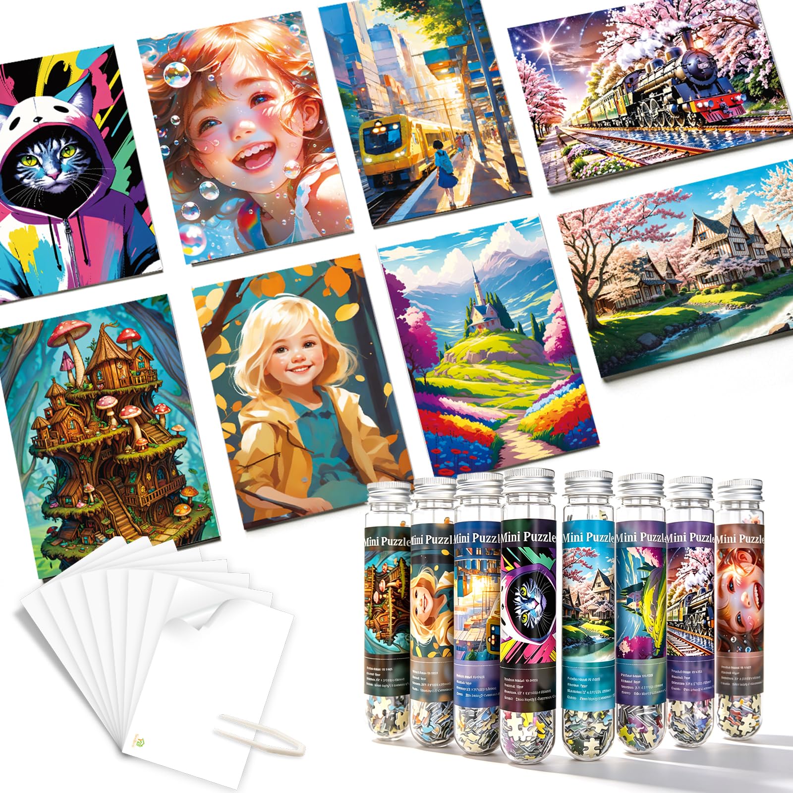 Amazon.com: Mini Jigsaw Puzzles for Adults 8 Pack - 234 Piece Amazon.com: Mini Jigsaw Puzzles for Adults 8 Pack - 234 Piece