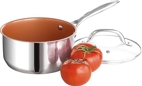 Miniatura 4 de Redwood Juego de utensilios de cocina de acero inoxidable de cobre de 7 piezas con cerámica de titanio antiadherente, 1