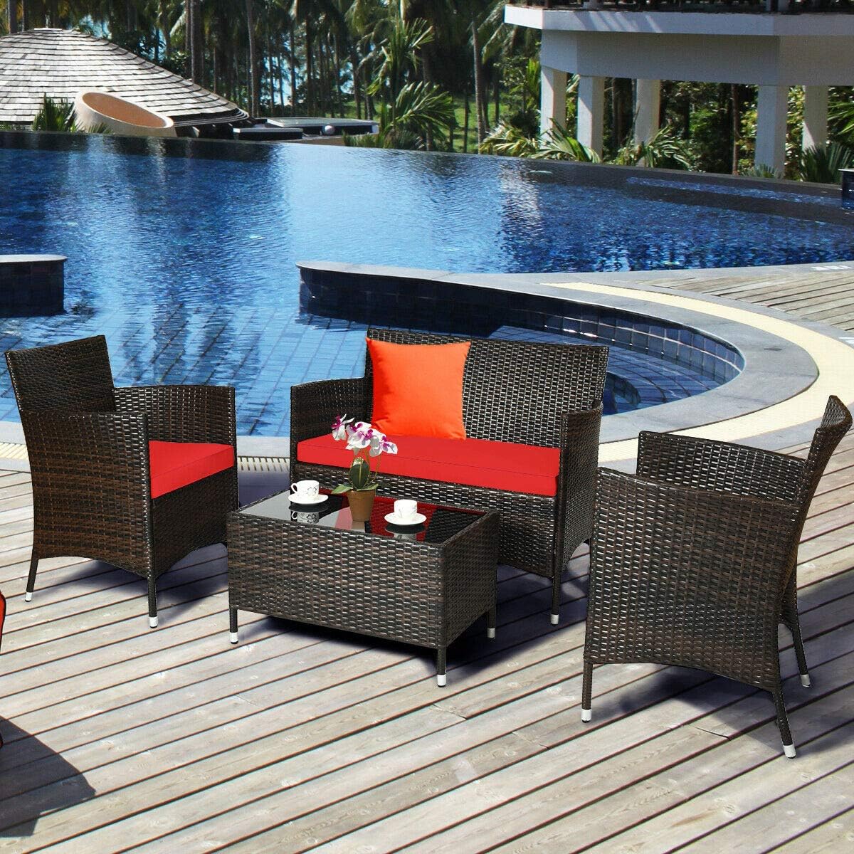 Transform Your Outdoor Oasis: Review of the HAPPYGRILL Patio Furniture Set