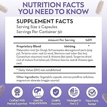 Amazon.com: D'AO Labs Breathe Clear - Zhi Sou San - for Cough