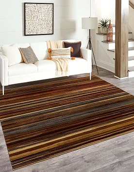 Unique Loom Barista Collection Area Rug - Icatu 5 3" Square Beige/Brown