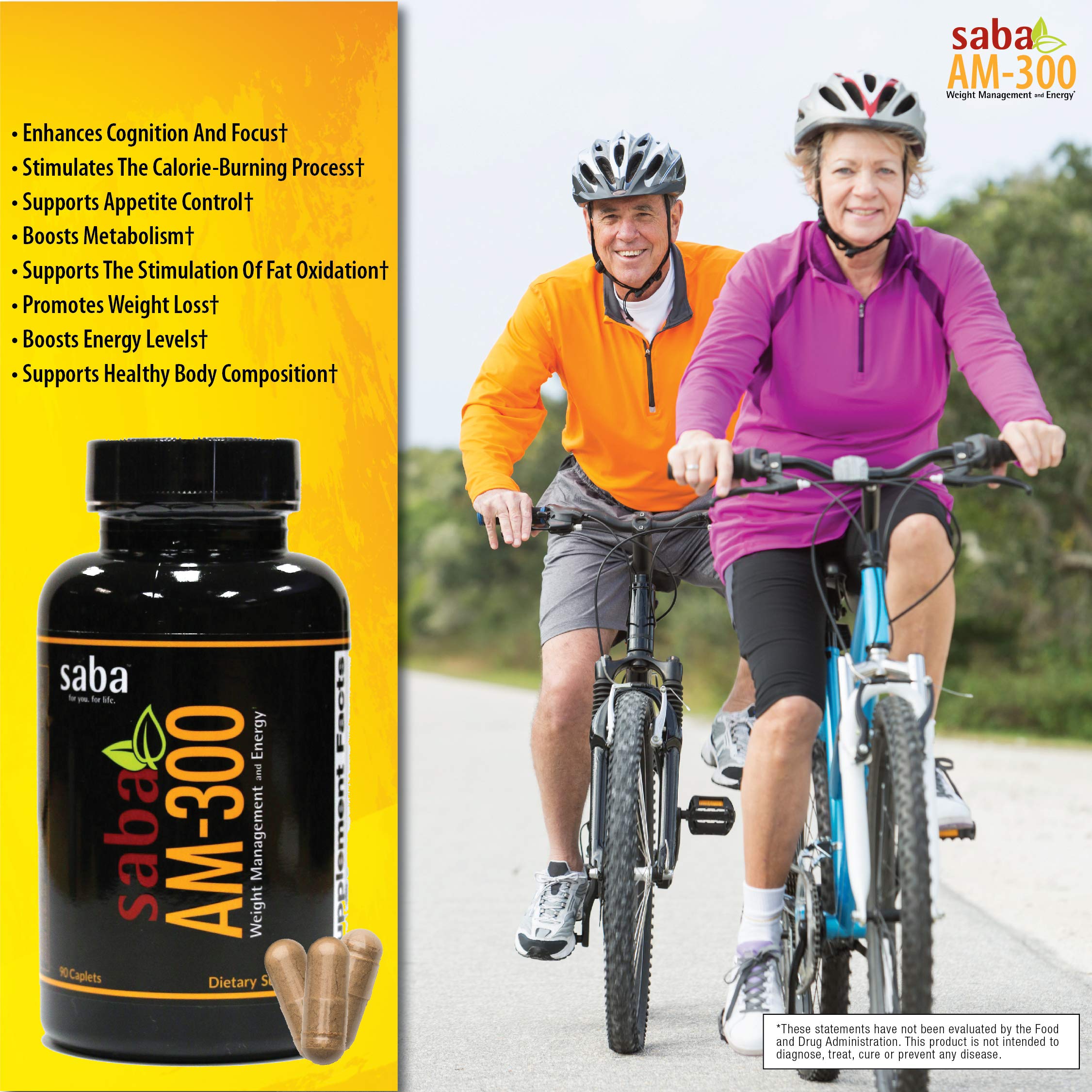 Saba AM 300 Fat Burner 90 Caplets — Amazon image 7