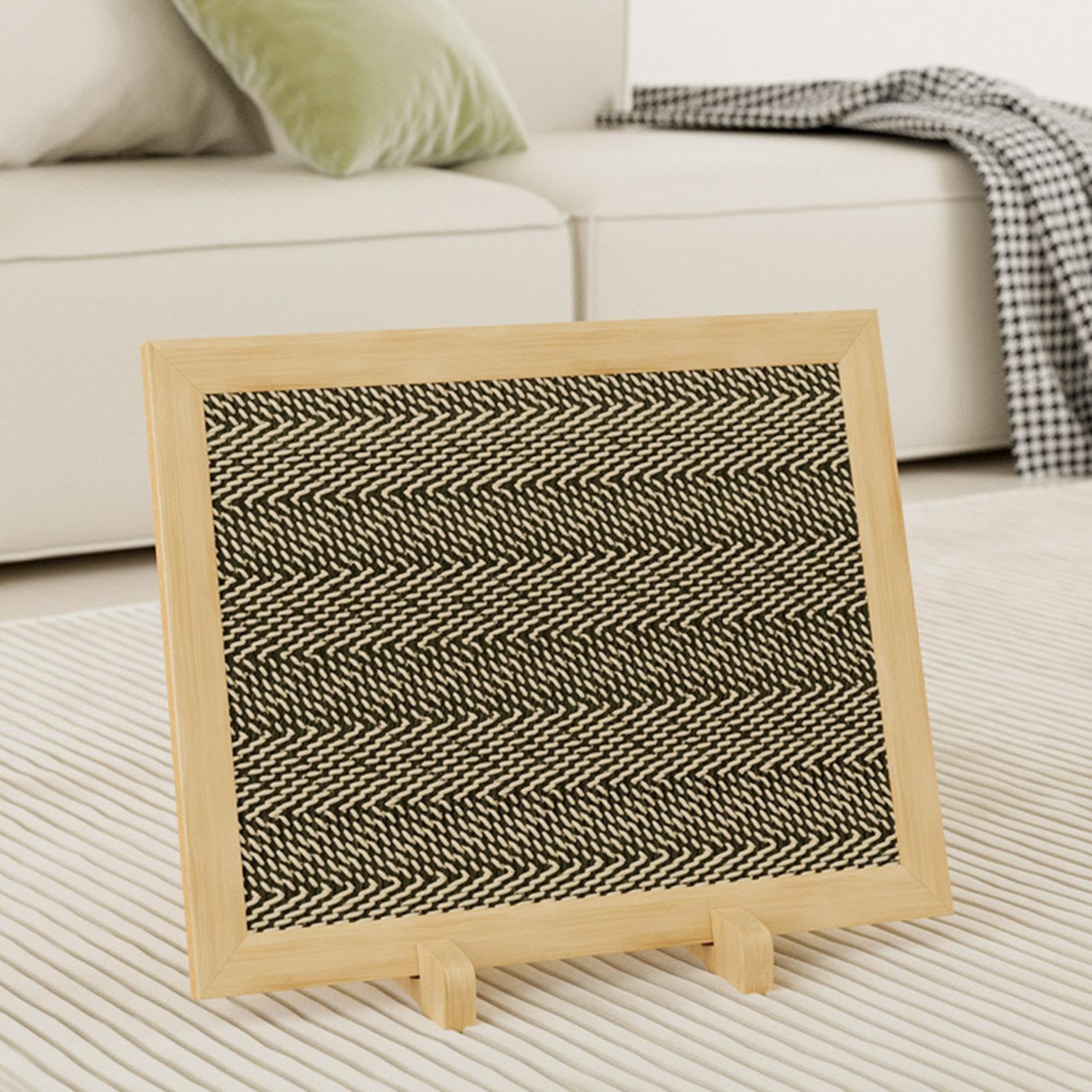 Tapis à Griffes pour Chat Carton À Gratter Tressé Sisal Anti-Dérapant pour