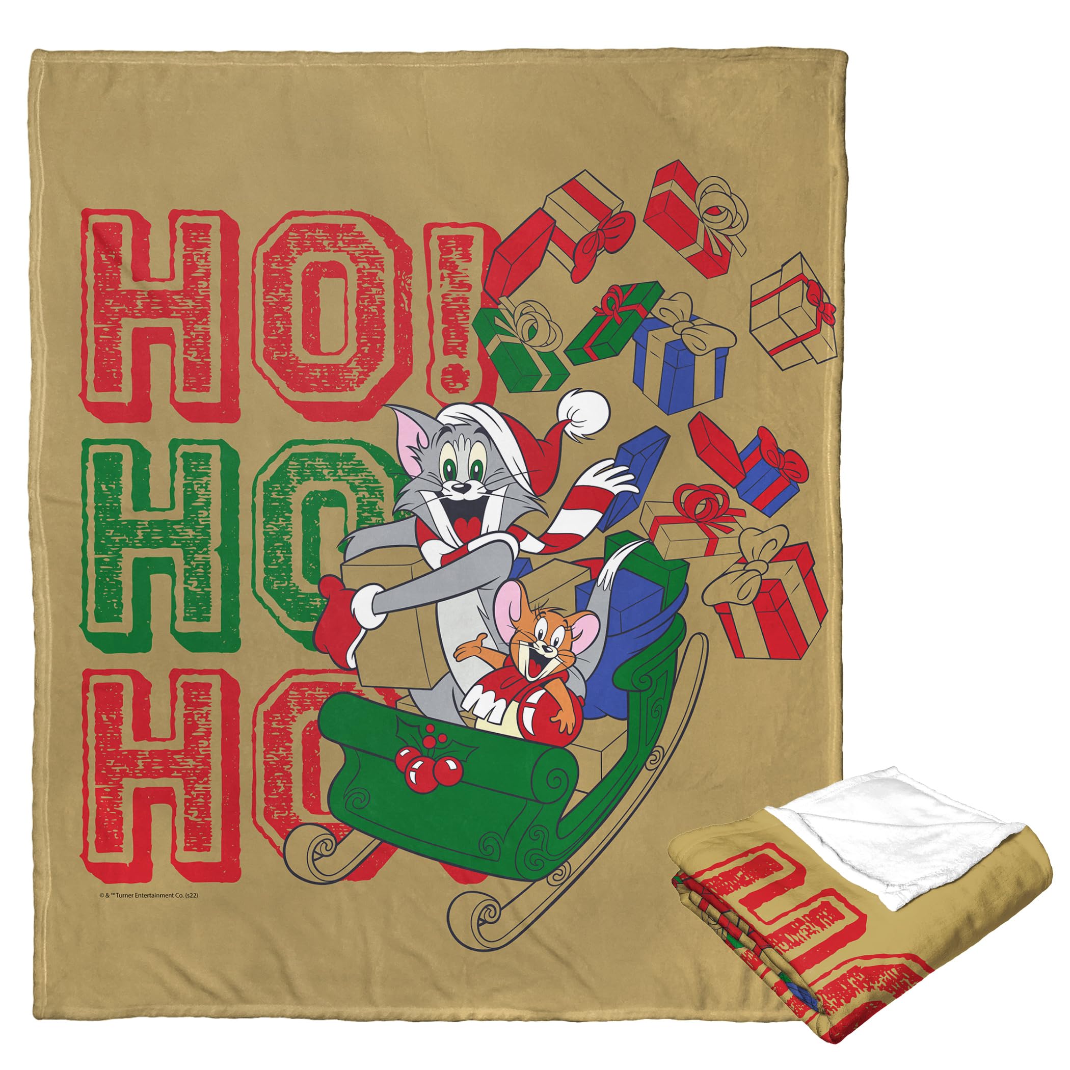 Northwest Present Delivery Tom & Jerry Silk Touch Throw Blanket, 50" X 60",