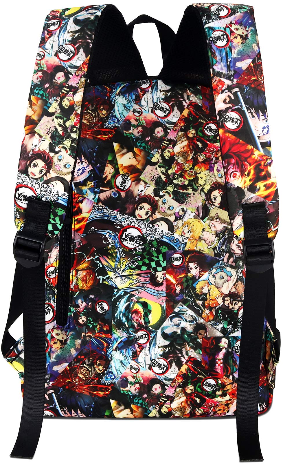 Roffatide Demon Slayer Danganronpa Mochila Anime Mochila con Estampado Completo Mochila para Portátil Mochilas Cosplay