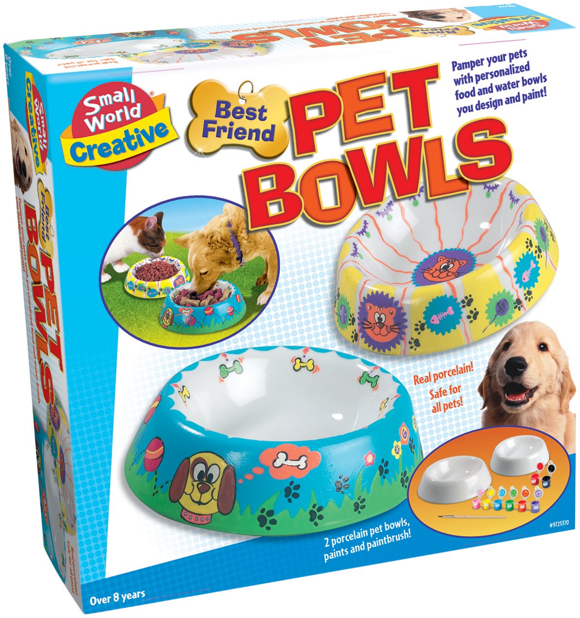 Small World Toys Creative - Best Friend Porcelain Pet Bowls