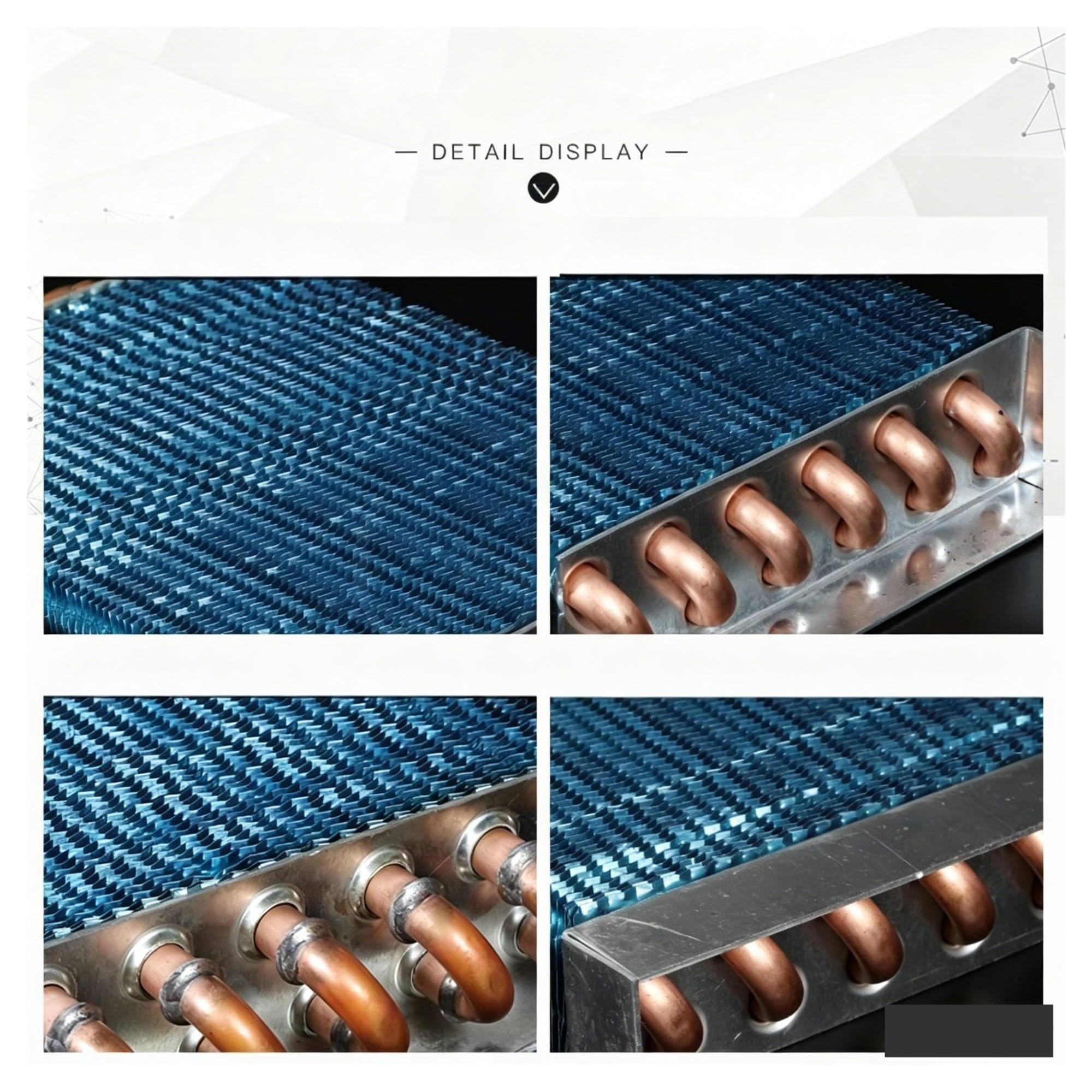 Kühlschrank Kondensatorspule Luftgekühlter Kupferrohrkondensator | Frisches Halten Schrank Wassergekühlte Radiator Verdampfer Kühlteile 305x45x160mm