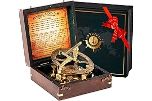 5 Inch Premium Sundial Compass: Unveil History and Precision