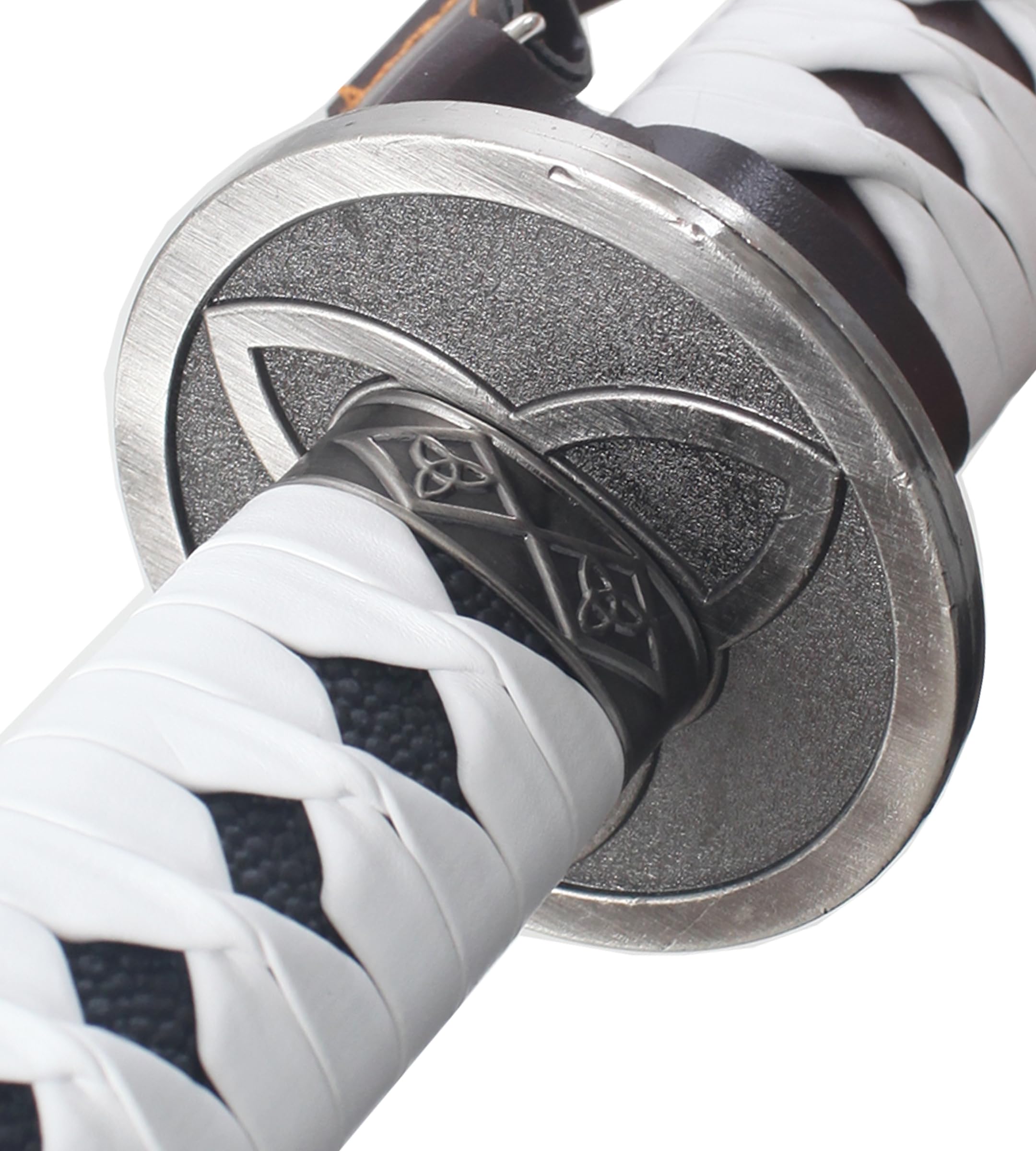 Katana en Bois Michonne - Épée Sabre pour Décoration et Cosplay Zombie avec Présentoir