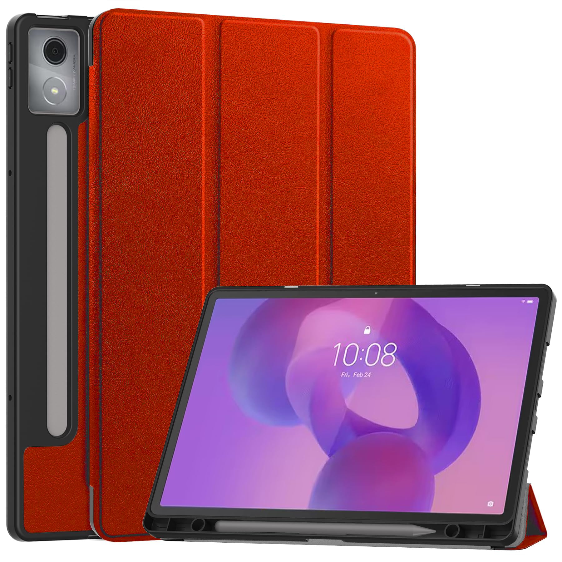 idudao Hülle für Lenovo Idea Tab Pro, Mit Stifthalter TPU We