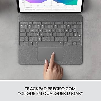 Capa com Teclado Logitech Combo Touch para iPad Pro 12.9