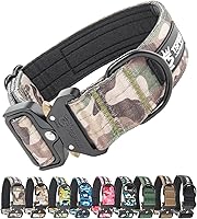 Vista 44 de TSPRO Collares Premium para Perros Collar Táctico para Perro con Parche y Hebilla de Metal de Liberación Rápida de Servicio Pesado Duradero Grueso