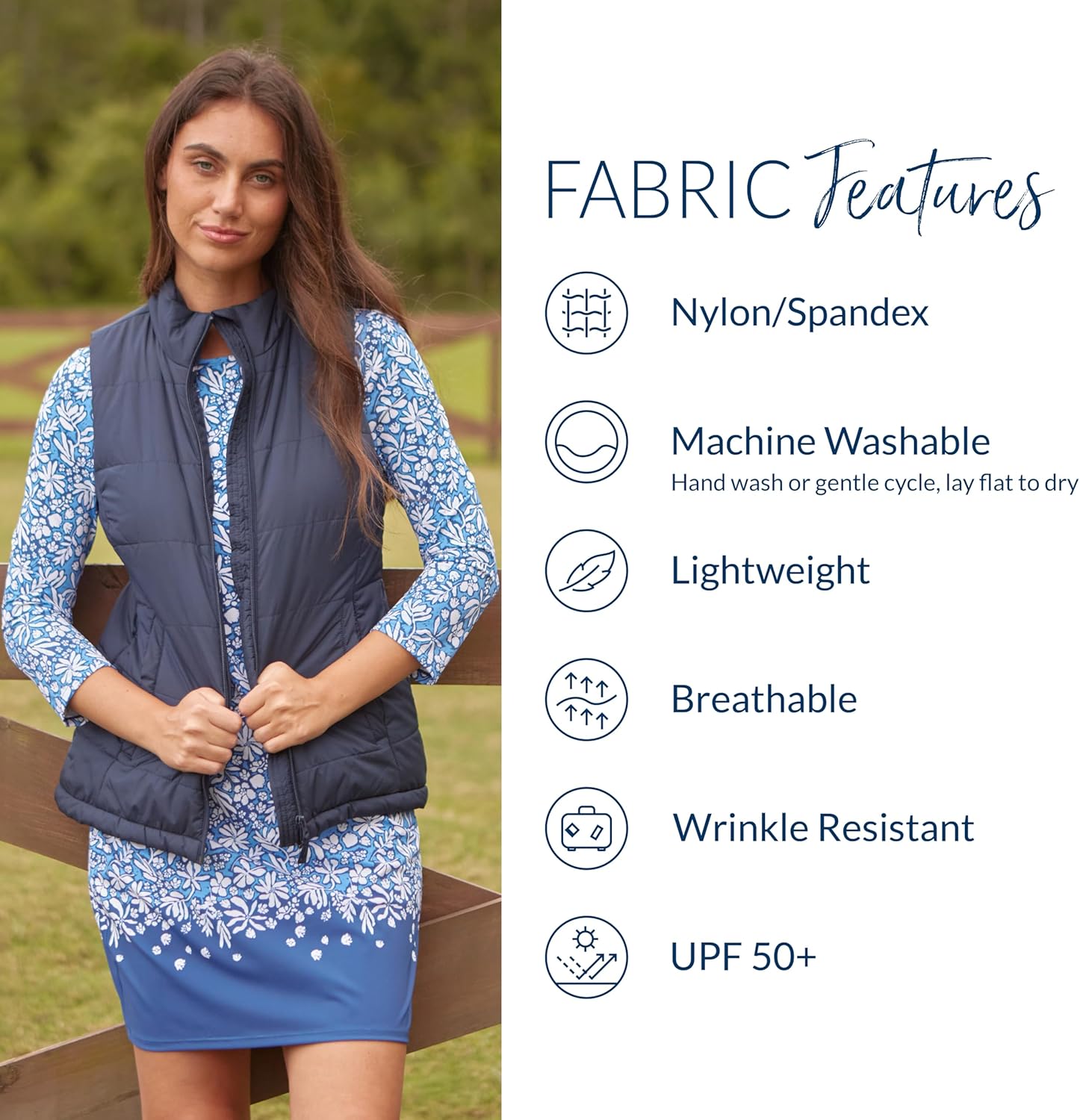 Cabana Life Shift Dress, UPF 50+ Sun Protection Casual Dress, Boat Neckline, Quarter Sleeve, Womens Fashion - Image 6