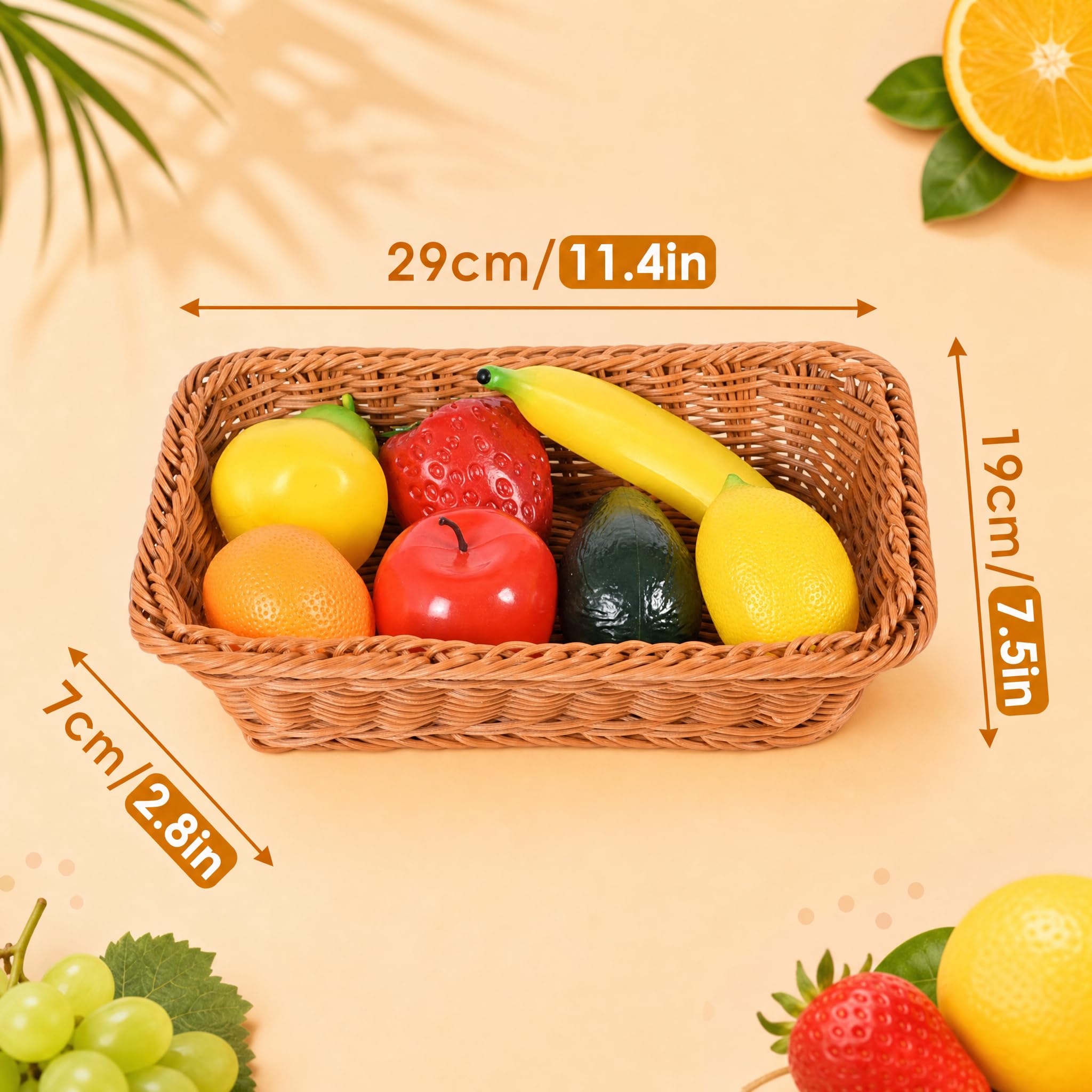 Strumenti musicali per bambini, set di shaker per frutta da 7 pezzi con cestino