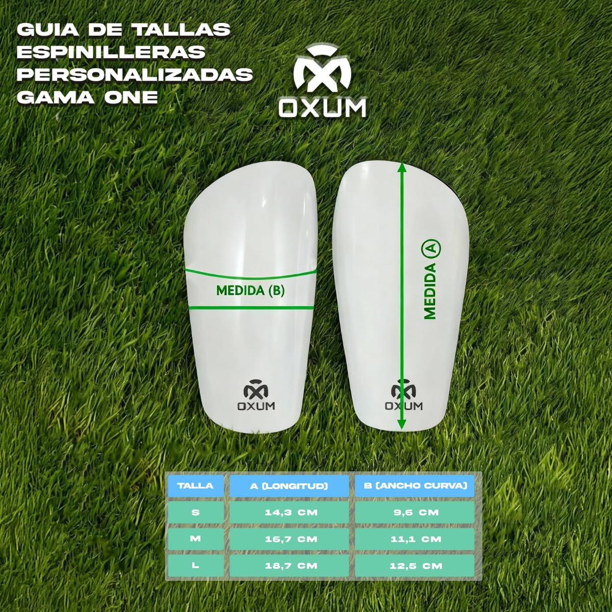 Oxum Sport - Personalisierte Fußballschienbeinschoner für Kinder und Erwachsene - Personalisieren mit deinem Foto, Nummer und Namen.-Gama One.
