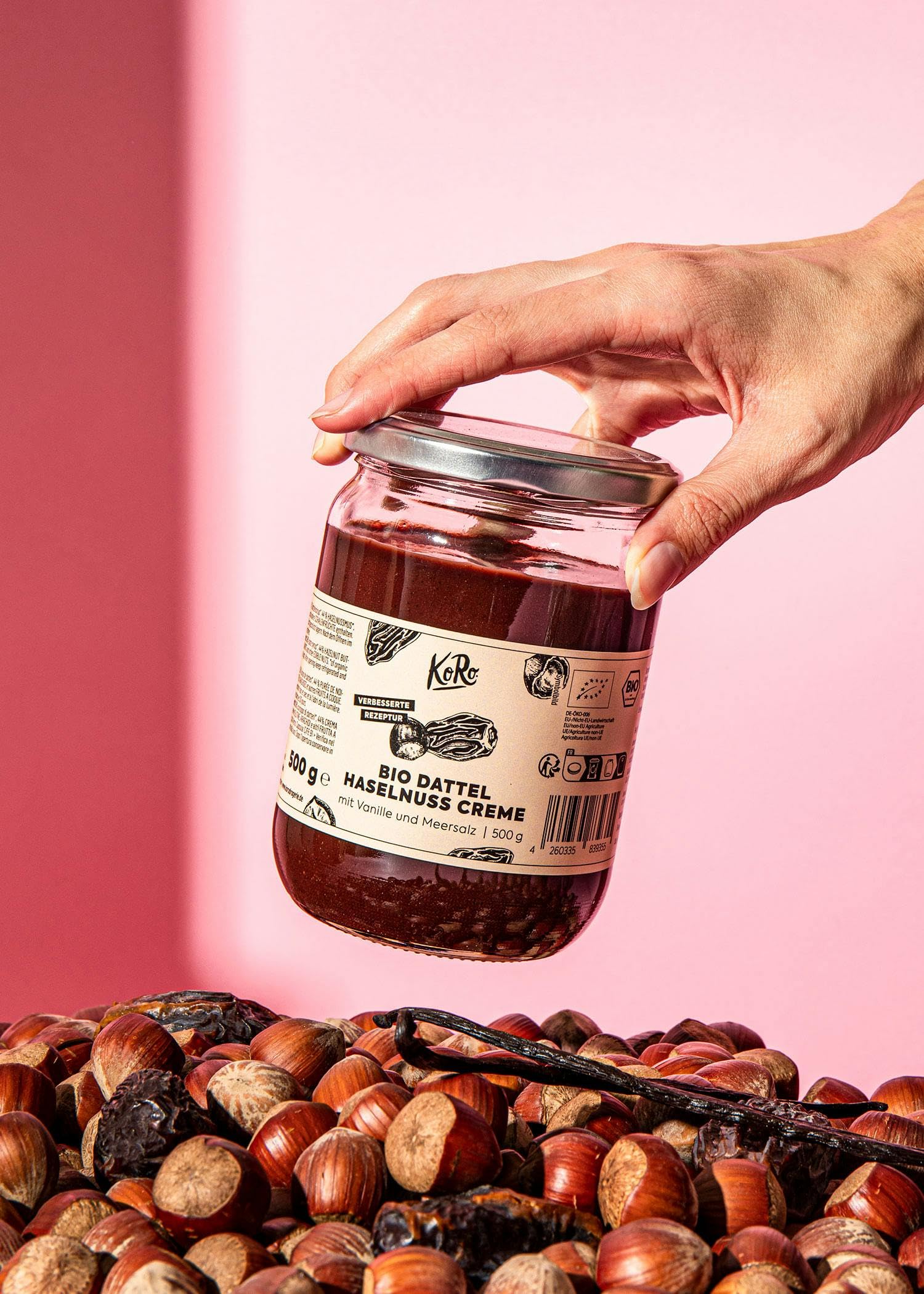 KoRo - Pâte à tartiner dattes-noisettes bio 500 g