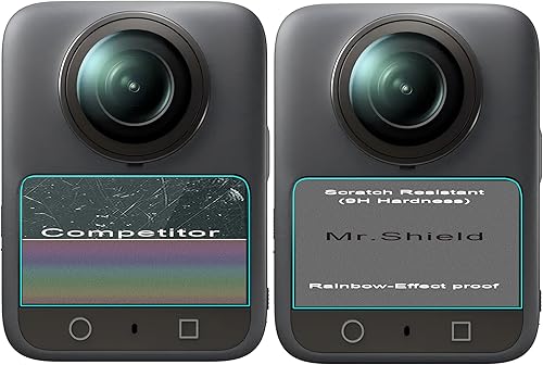 Miniatura 5 de Mr.Shield Protector de pantalla puede usarse con DJI OSMO 360 Vidrio templado Paquete de 3 Vidrio japonés con dureza 9H