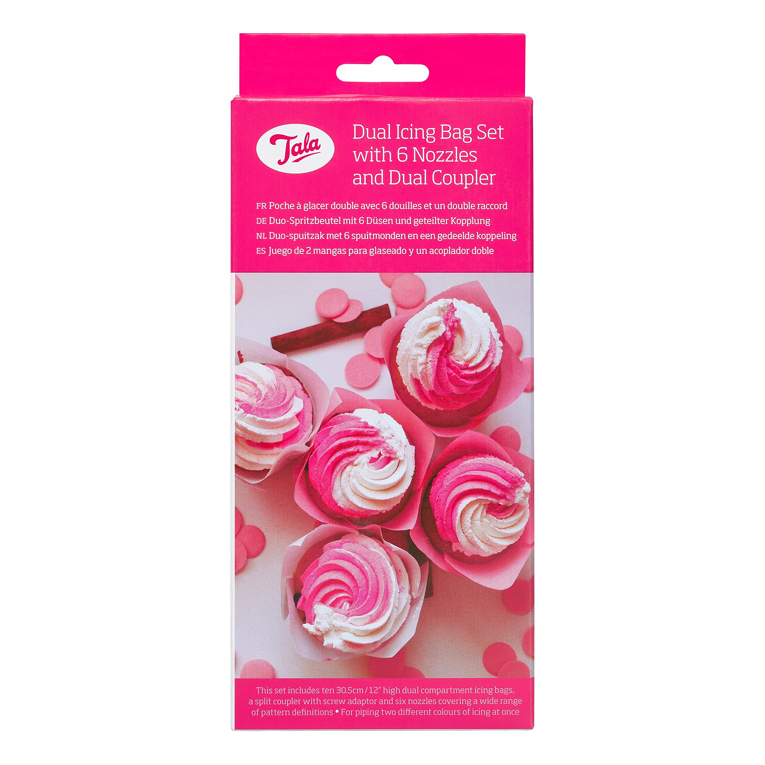 Tala Dual Icing Bag Set With Nozzles And Dual Desertcart South