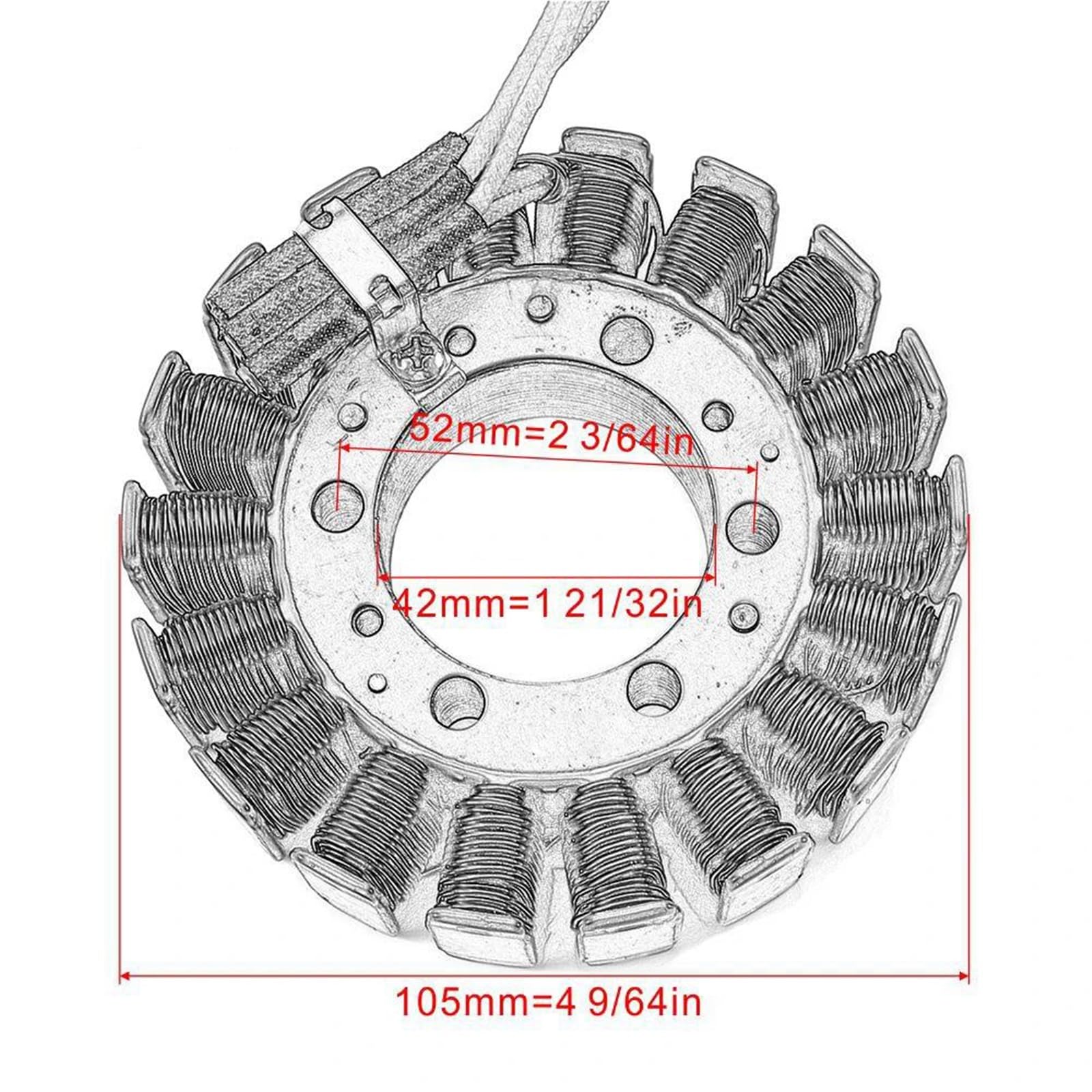 Uszczelka cewki stojana do Suzuki GSX1300 B-King 1300 / GSX1300R GSX1300 Hayabusa 1300 2008-2012