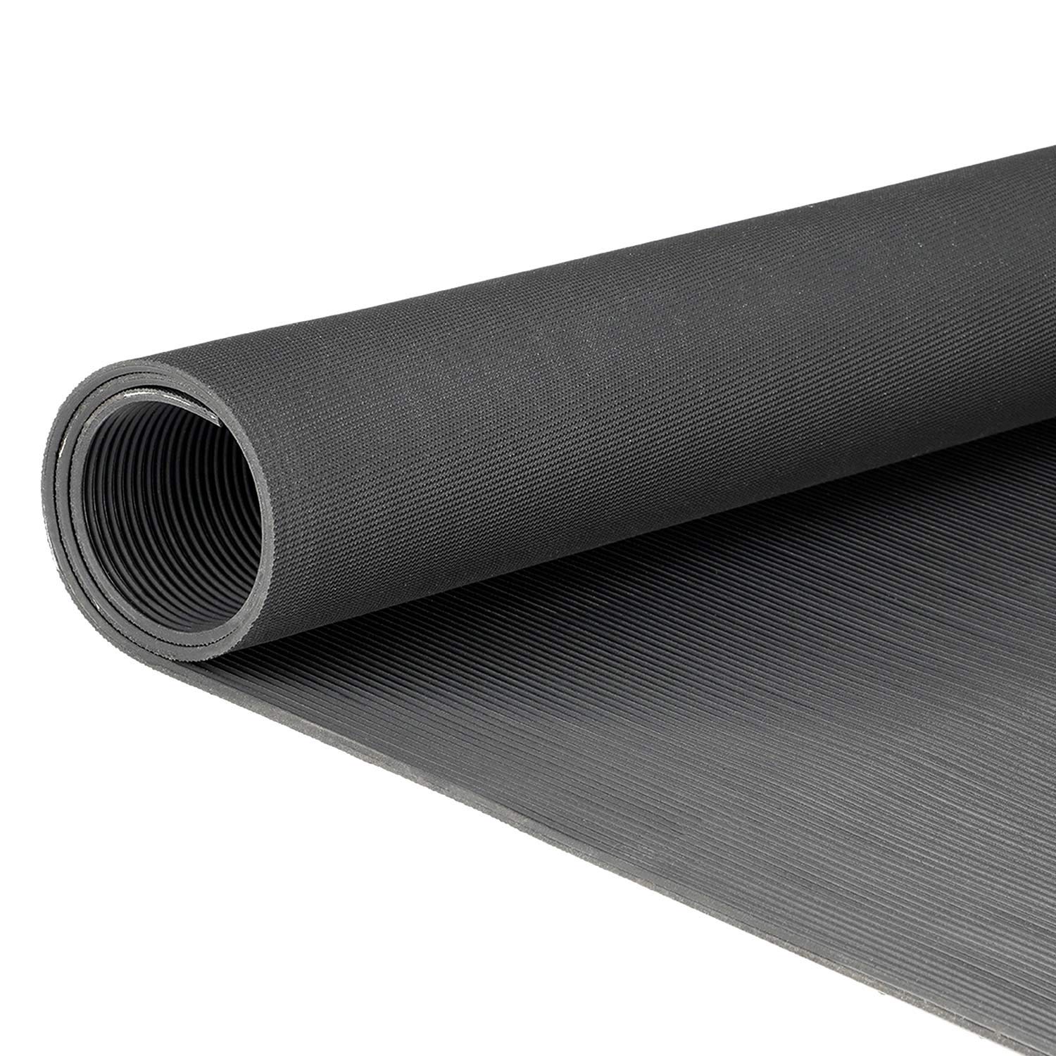 4m² Feinriefenmatte mit Gewebeeinlage 1,2 x 3,33m Stärke: 3mm, Schwarz