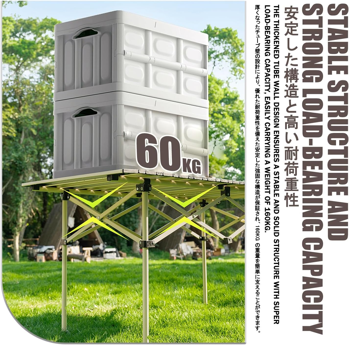 Outdoor Folding Table and Chairs Set，Foldable Camping Table Set with Chair，Lightweight and Easy to Carry, Suitable for Garden, Party, Picnic, Barbecue.(White,121CM+6 Chairs)