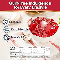 Vista 2 de Royal Paquete variado de gelatina, paquete de 12 3 cajas cada una, fresa, naranja, lima y cereza - Snacks keto