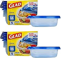 Vista 8 de Glad GladWare Mini Recipientes Redondos para Almacenamiento de Alimentos - Contenedor Pequeño de Comida con Capacidad para hasta 4 Onzas