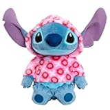 Disney Stitch Large 13-inch Heart Hoodie Plush Stuffed Animal, Soft & Huggable, Toy for Fans, Girls, Boys, Ages 2 and Up by Just Play