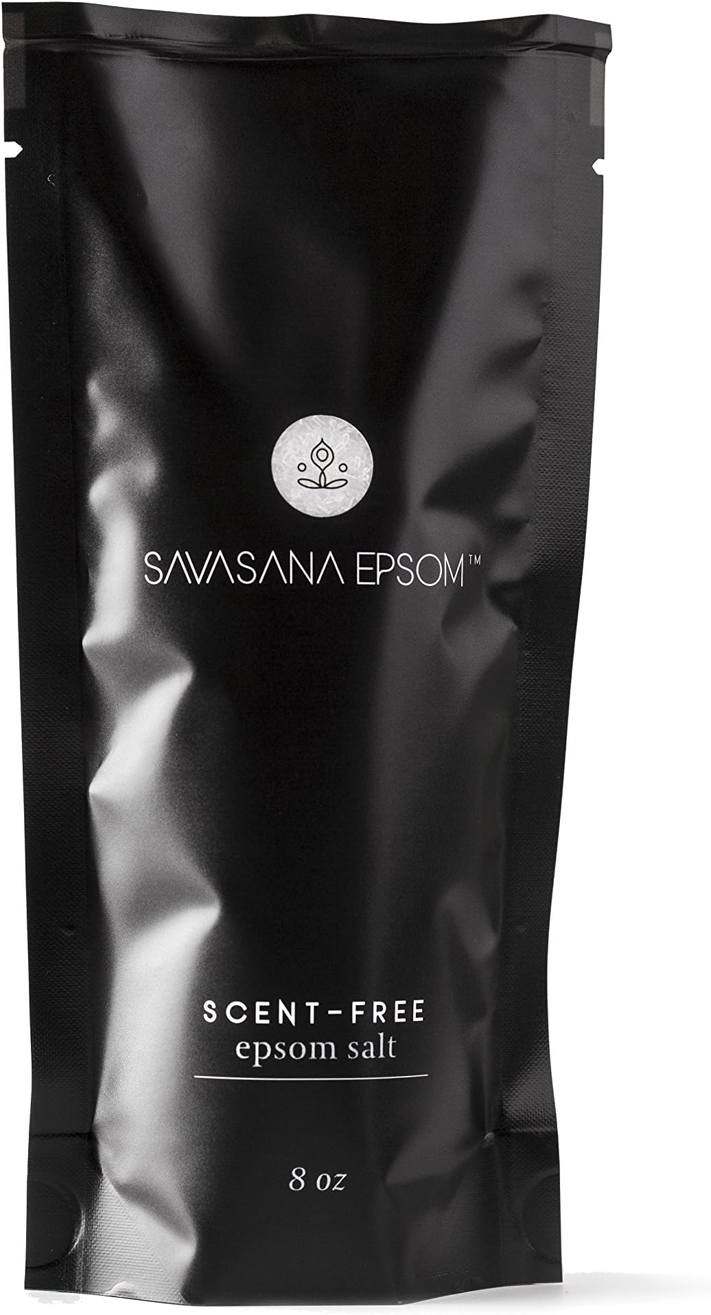 Savasana Epsom Scent Free Epsom Salt (8oz) Single Serve Bath Pack
