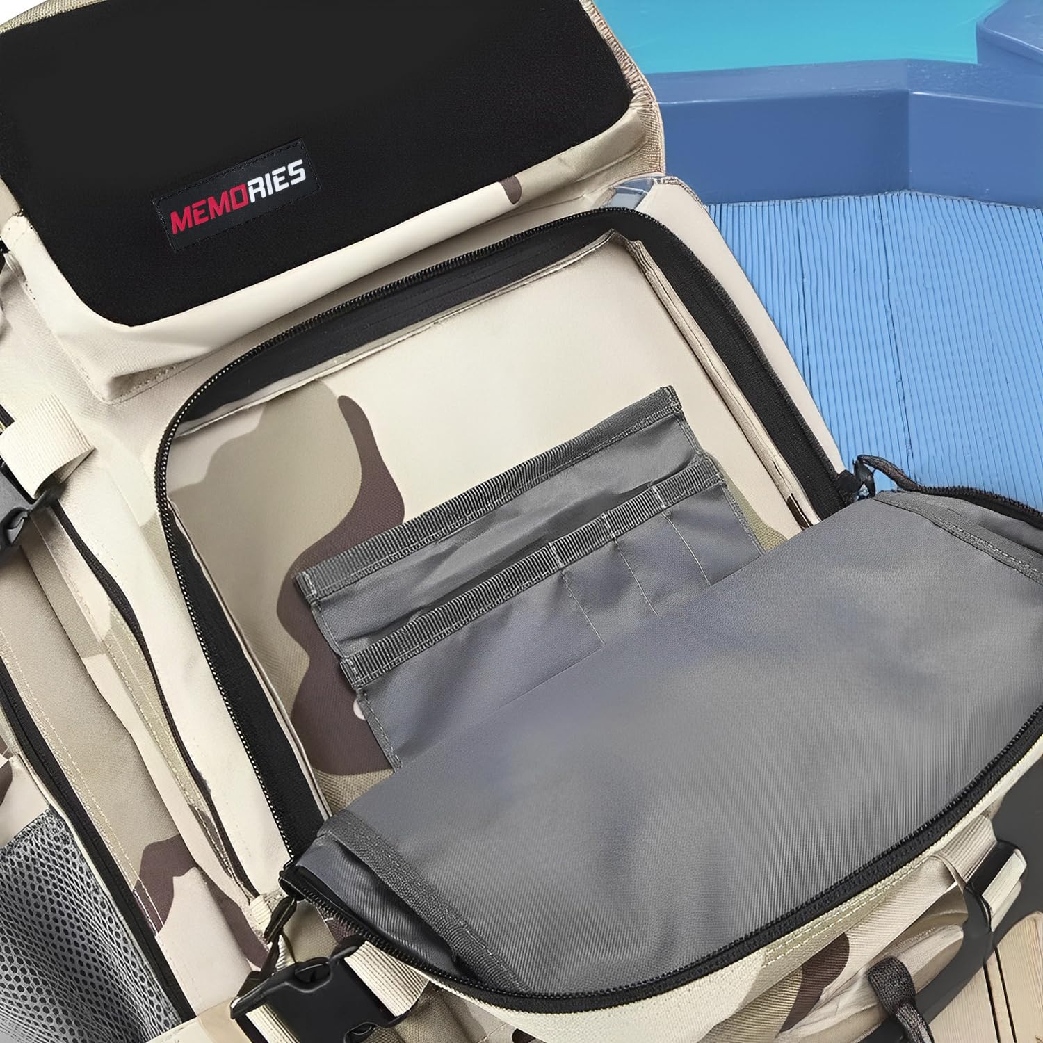 Memories Mochila 45L Táctica Militar Impermeable para Crossfit Caza Senderismo Gimnasio y Deportes al Aire Libre.
