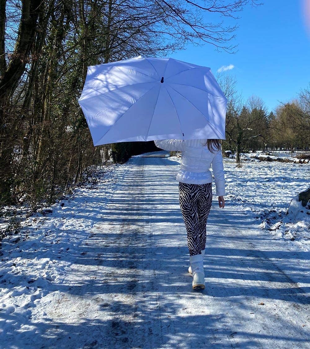 VON LILIENFELD Parasol partnerski XL 148 cm x 99 cm damski męski włókno szklane 10 drążków bardzo stabilny Maxi