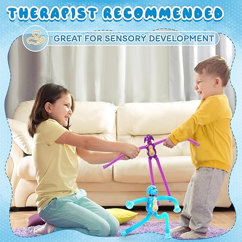 Vista 16 de Juguetes de Navidad para niños pequeños, tubo sensorial para personas con autismo, juguetes de viaje, actividades en avión, automóvil, juguetes