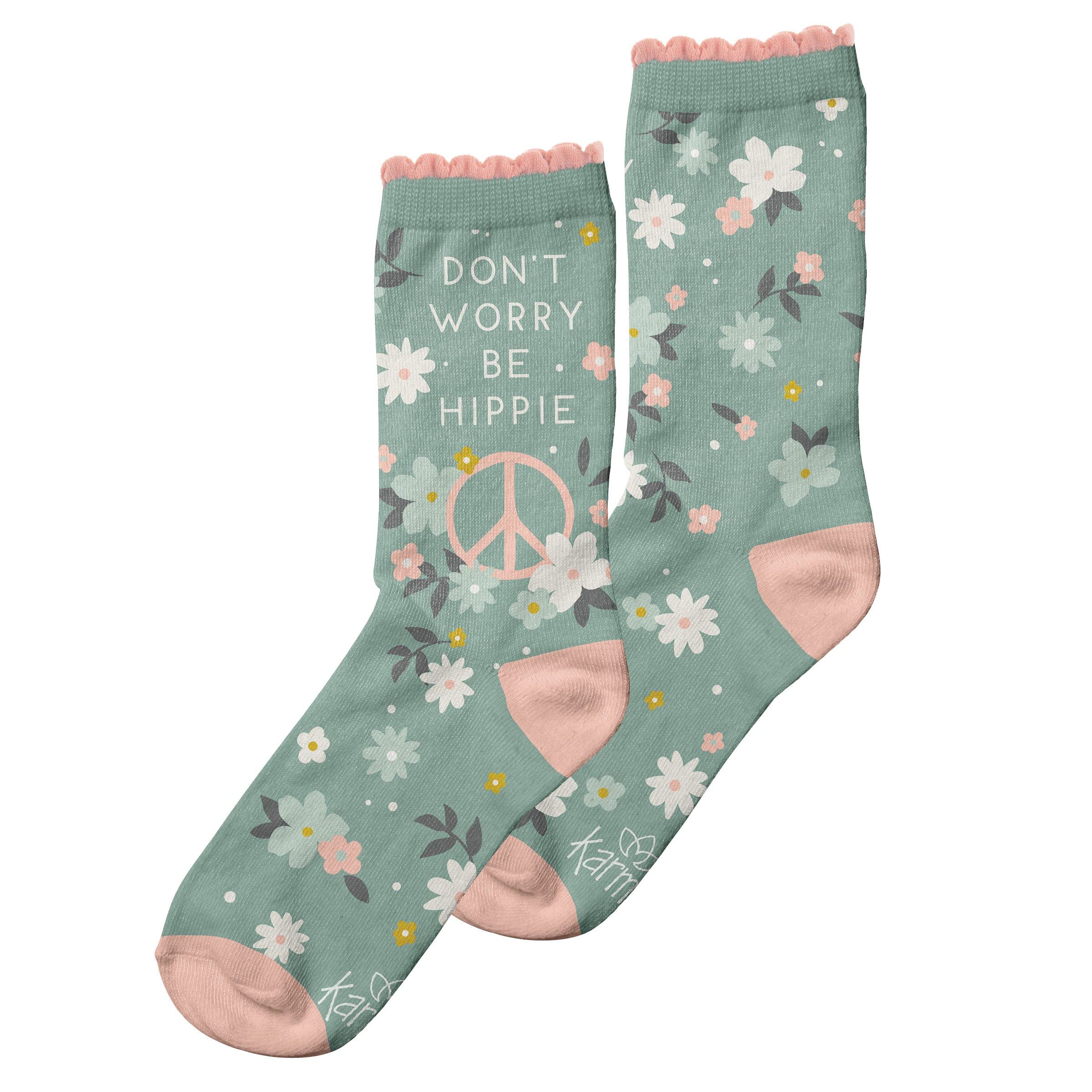 Women's Crew, Light Green Hippie, One Size
