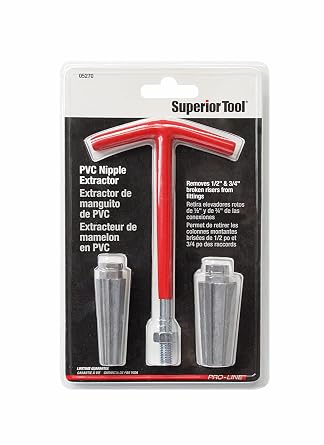 Superior Tool Riser Removal Tool,1/2 & 3/4 in,Steel