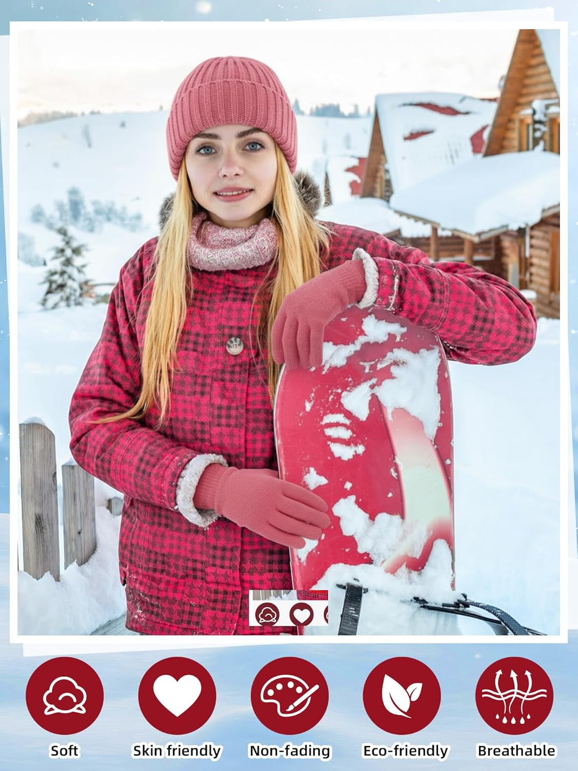 冬用帽子手袋セット バルク 大人 ユニ ニット ビーニー 保温手袋 ホームレス 寒冷地 ギフト 男性 女性