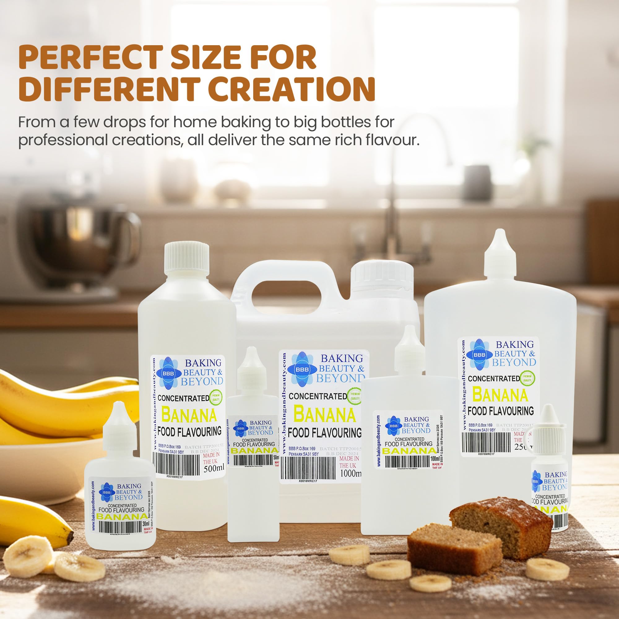 Baking Beauty and Beyond Concentrated Food Flavouring - Banana (50ml) — view 3