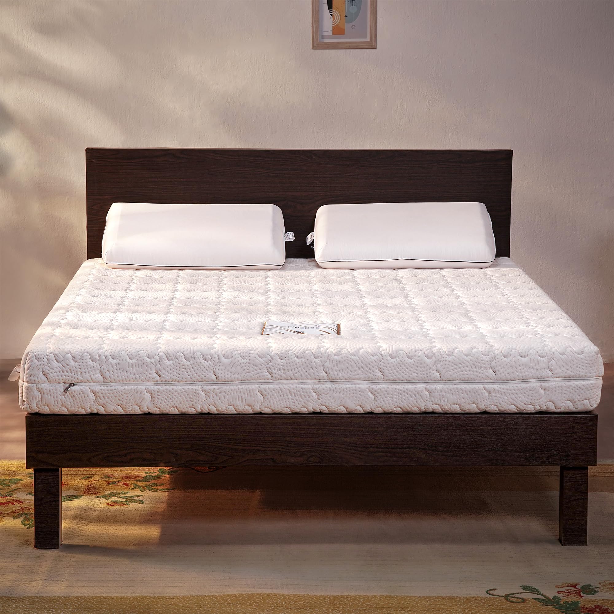 Finesse 40D Foam Mattress 4 inches, 5 inches, 6 inches (72x36x6, Single) | Sag-resistant 40D core, medium-firm, anti-microbial, edge protector, removable cover, Reversible, 5-year warranty-picture-14
