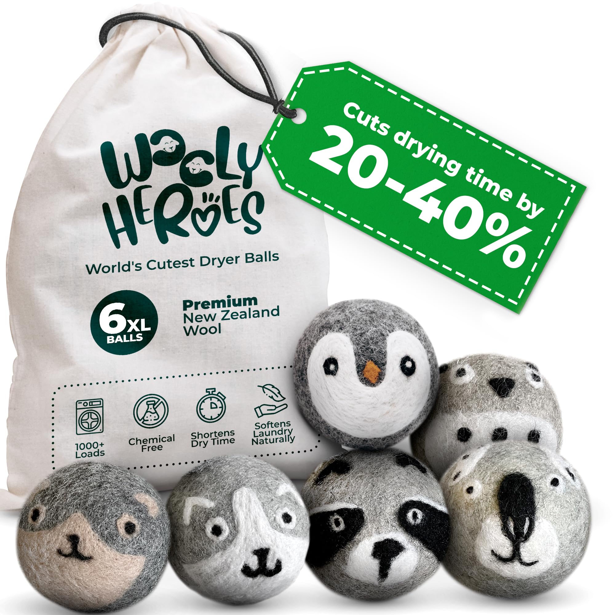Amazon.com: Chemical Free & Baby Safe! Reusable Wool Dryer Balls