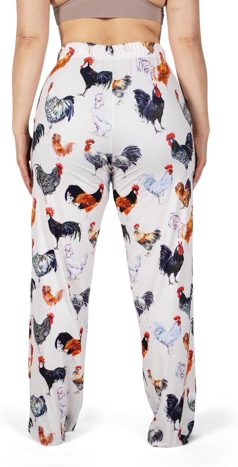 BRIEF INSANITY Lounge Pajama Pants for Men and Women | Comfy Ultra Soft Farm & Friends Novelty Loungewear Bottoms - Image 3