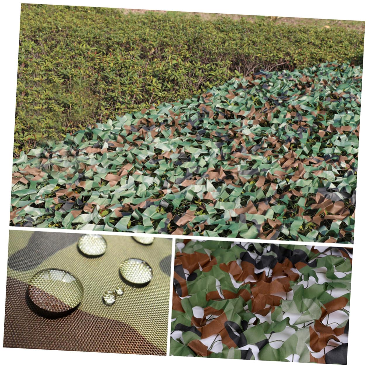 OUdini Camo Netting Shooting Hide Camouflanet Camoe Netting Camouflanetting Woodland Jungle Protective Net/As Shown/3X5M