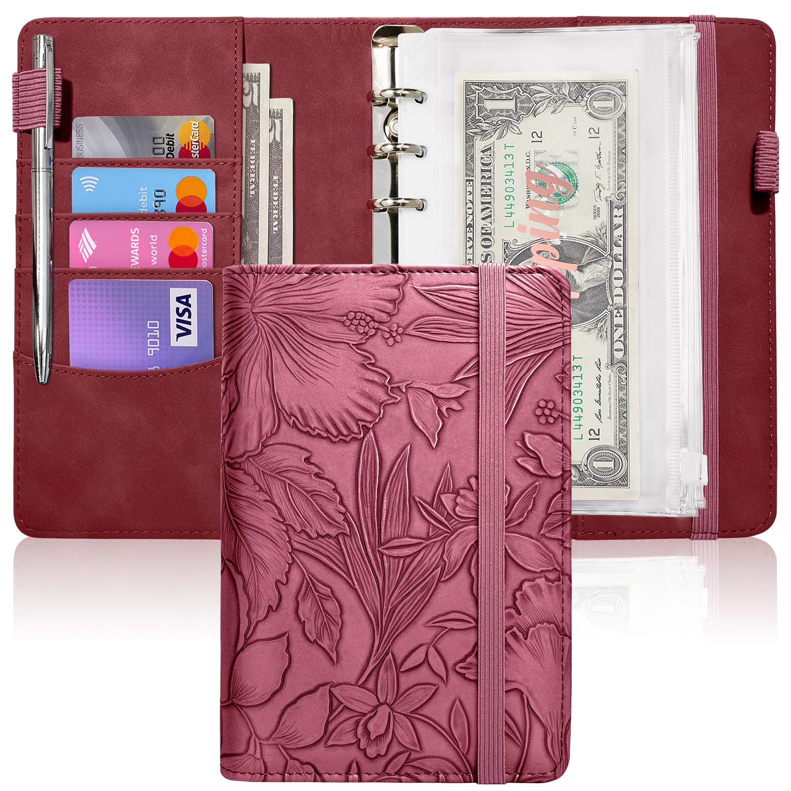 A6 Budget Binder for Money Saving, Budget Planner, Money Organizer for Cash