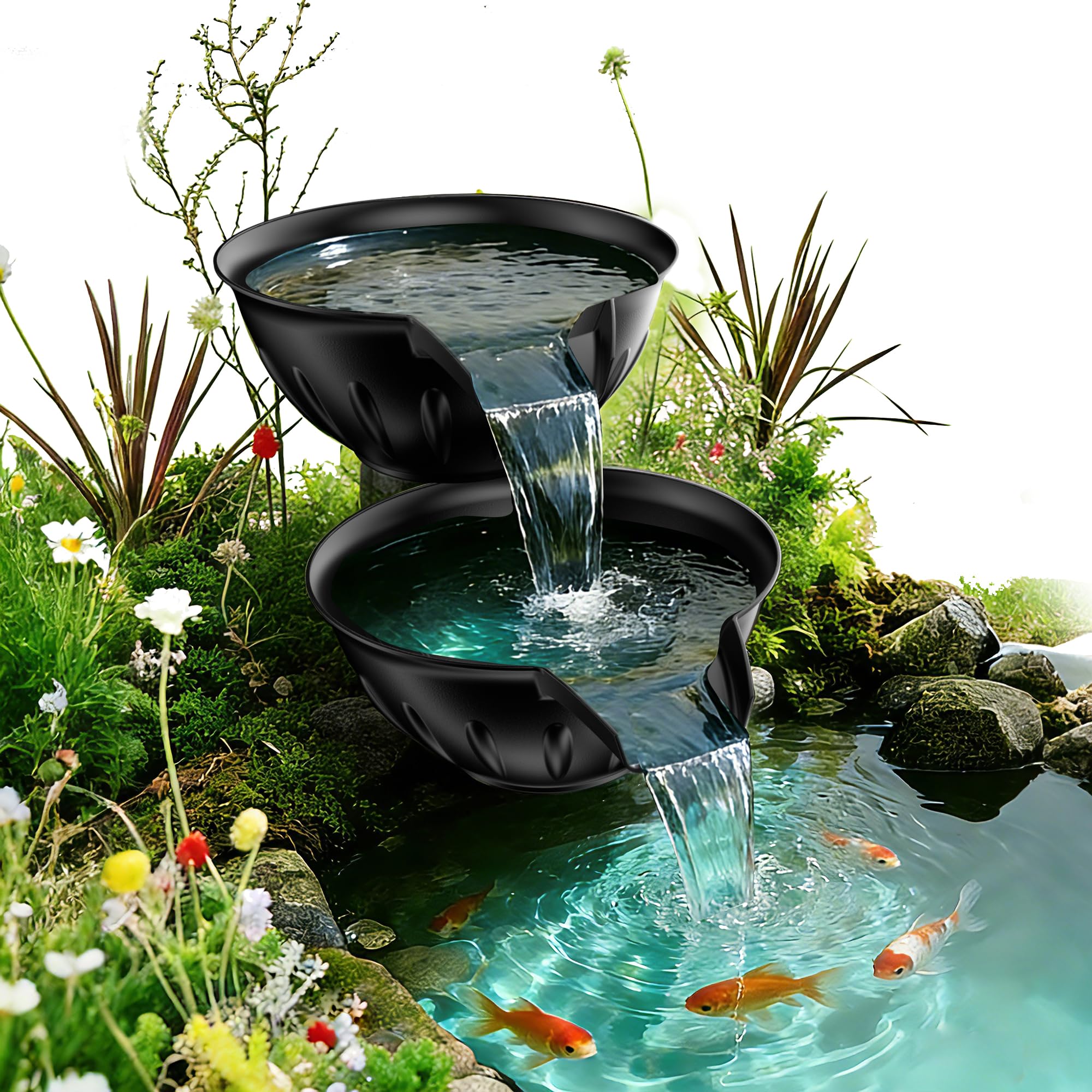 Amazon.com: POPOSOAP Spillway Bowl and Basin Fountain Kit