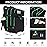 Lovelinks21 45L Tactical Assault Backpack - 3 Day Assault Pack with MOLLE Waterproof Rucksack (Back Green)