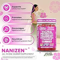 Vista 5 de Clean Nutra - Gomitas probióticas vaginales para mujeres, enzimas digestivas de arándano, D, manosa, probiótico, dmanosa, cola de caballo