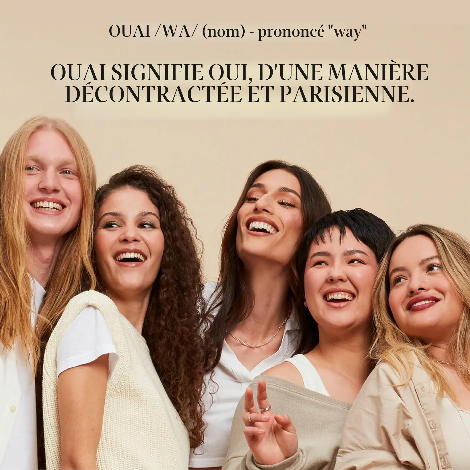 OUAI Melrose Place Eau de parfum – Parfum élégant pour femme pour un usage quotidien – Parfum floral frais avec des notes de champagne, de bergamote et de rose avec des notes délicates de bois de