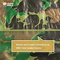 Vista 5 de GUARD SHIELD - Lona de camuflaje de 12 x 16 pies, cubierta de lona, de polietileno, impermeable y multiuso de 6 mil