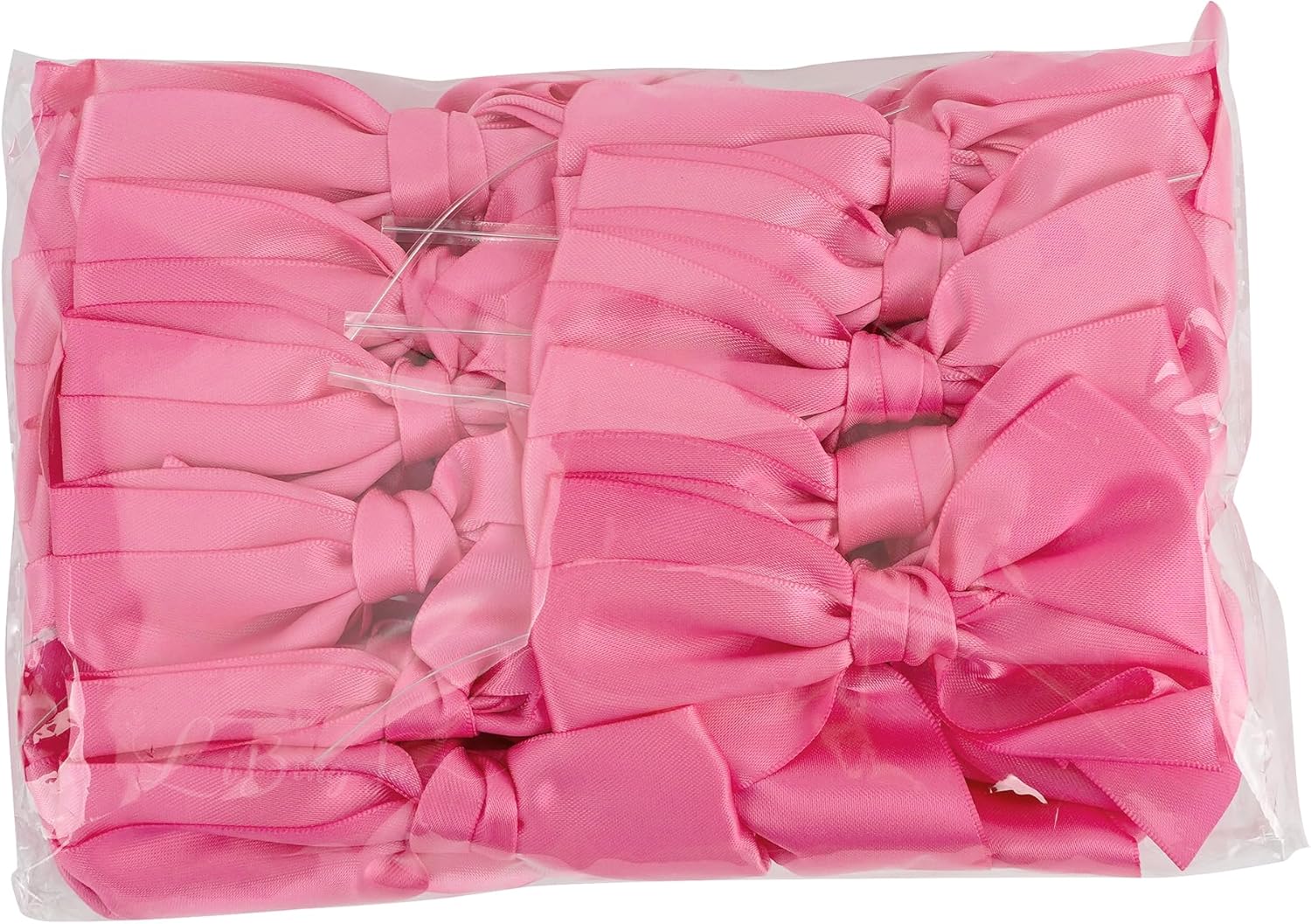 4 Inch Hot Pink Gift Bow Satin Ribbon Bows for Crafts, Pre-Tied Bows, Twist Tie Bow for Treat Bags, Premade Decorative Bow, Wrapping Bows for Presents, Wedding, Baby Shower-24 Counts - Image 8