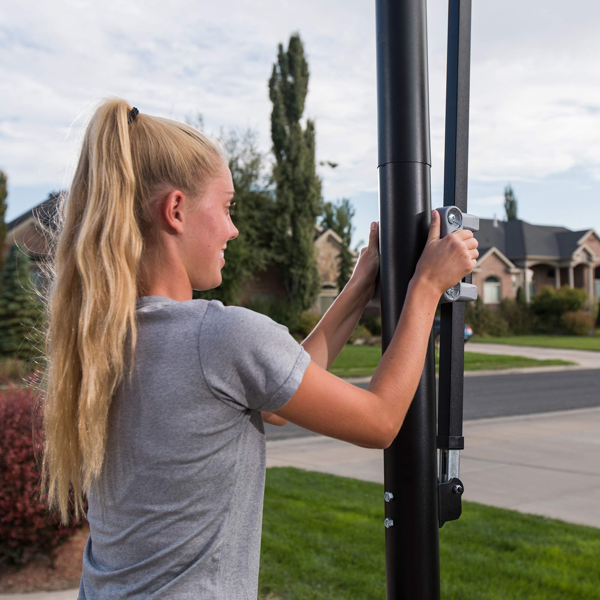 Lifetime 90061 Portable Basketball System, 52 Inch Shatterproof